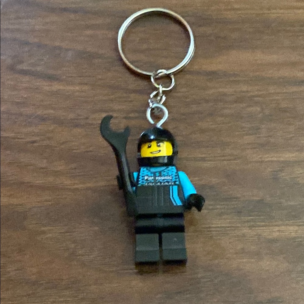 LEGO Minifigure Keychain with Wrench